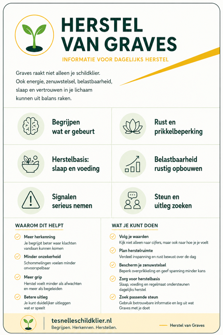 Nederlandse poster Herstel van Graves overzicht
